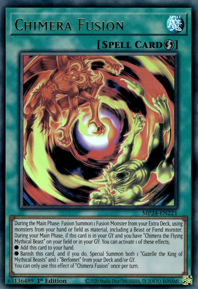 Chimera Fusion (MP24-EN221) - Ultra Rare