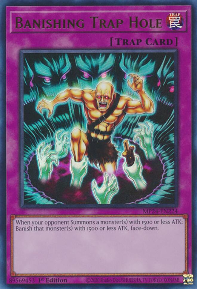 Banishing Trap Hole (MP24-EN224) - Ultra Rare