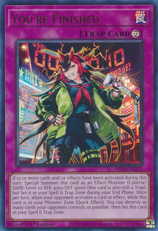 You're Finished (MP24-EN225) - Ultra Rare