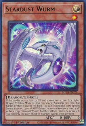 Stardust Wurm (MP24-EN229) - Ultra Rare