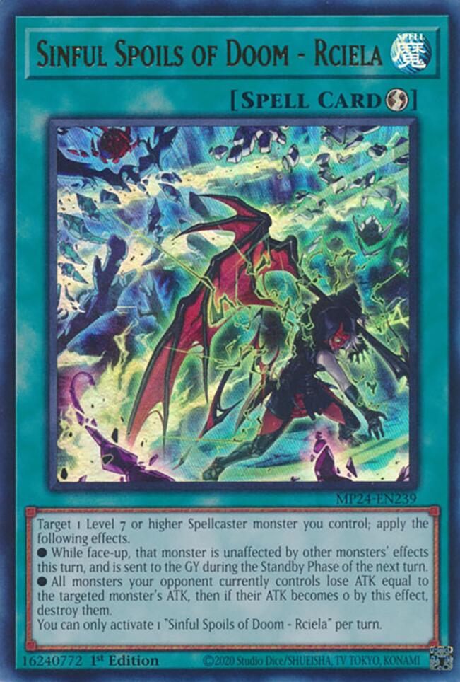 Sinful Spoils of Doom - Rciela (MP24-EN239) - Ultra Rare