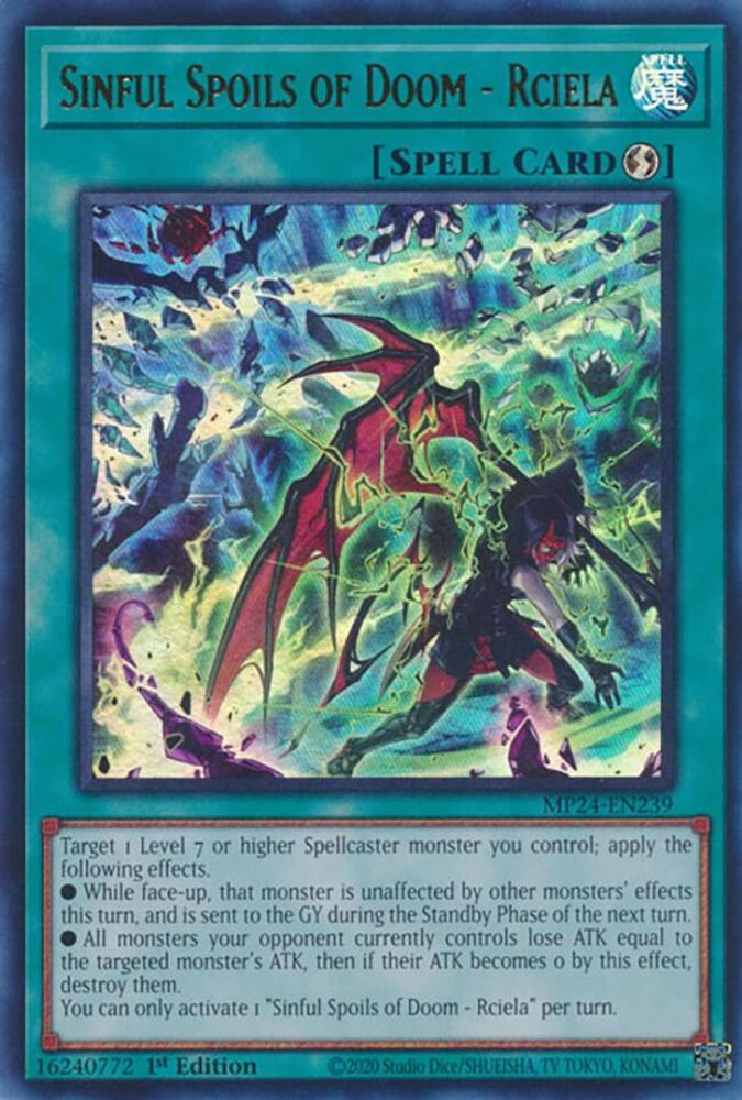 Sinful Spoils of Doom - Rciela (MP24-EN239) - Ultra Rare