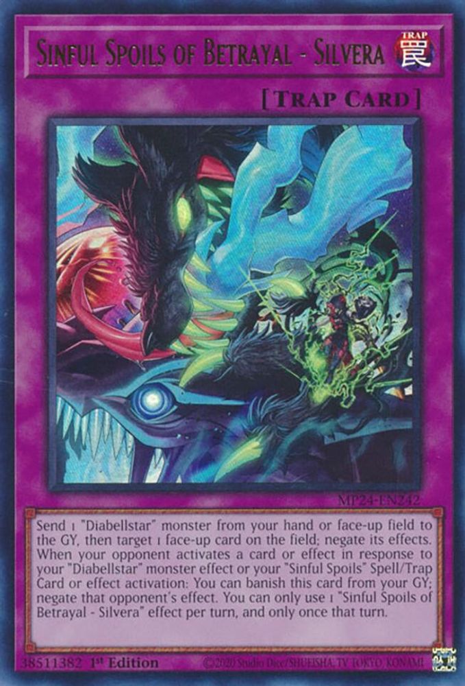 Sinful Spoils of Betrayal - Silvera (MP24-EN242) - Ultra Rare