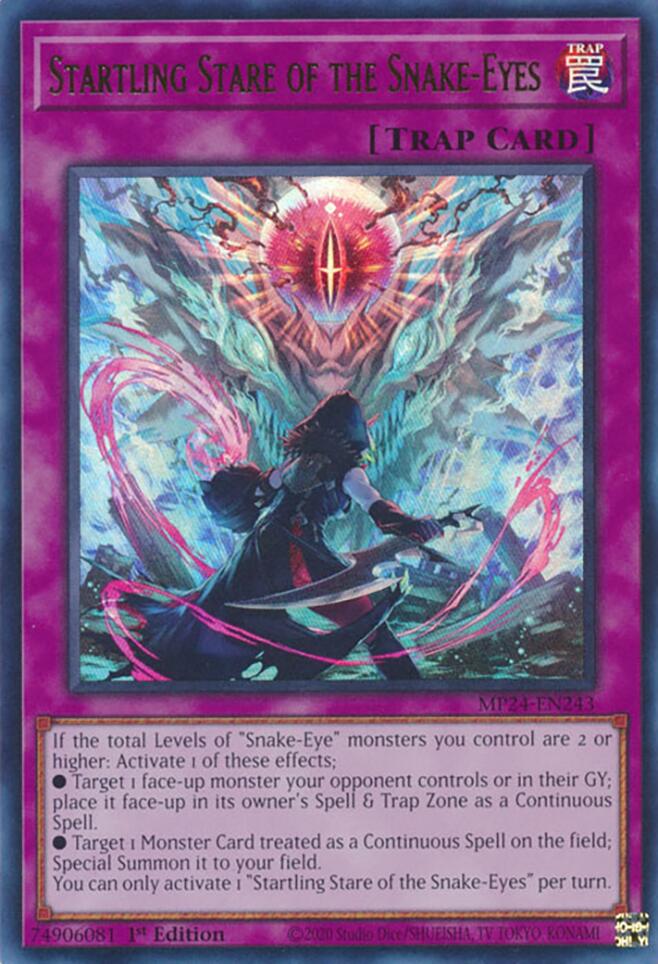Startling Stare of the Snake-Eyes (MP24-EN243) - Ultra Rare
