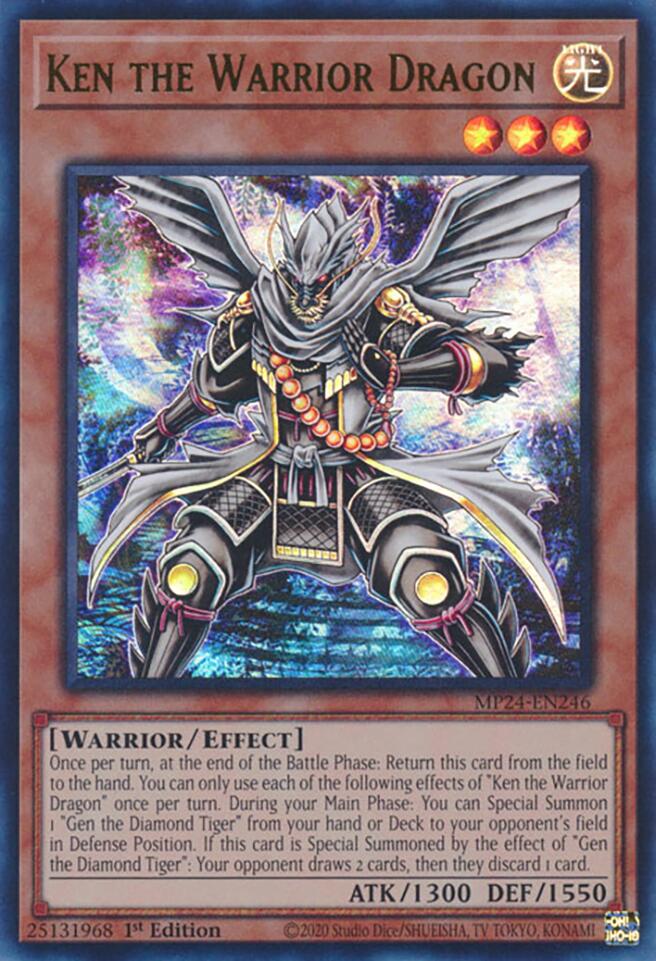Ken the Warrior Dragon (MP24-EN246) - Ultra Rare