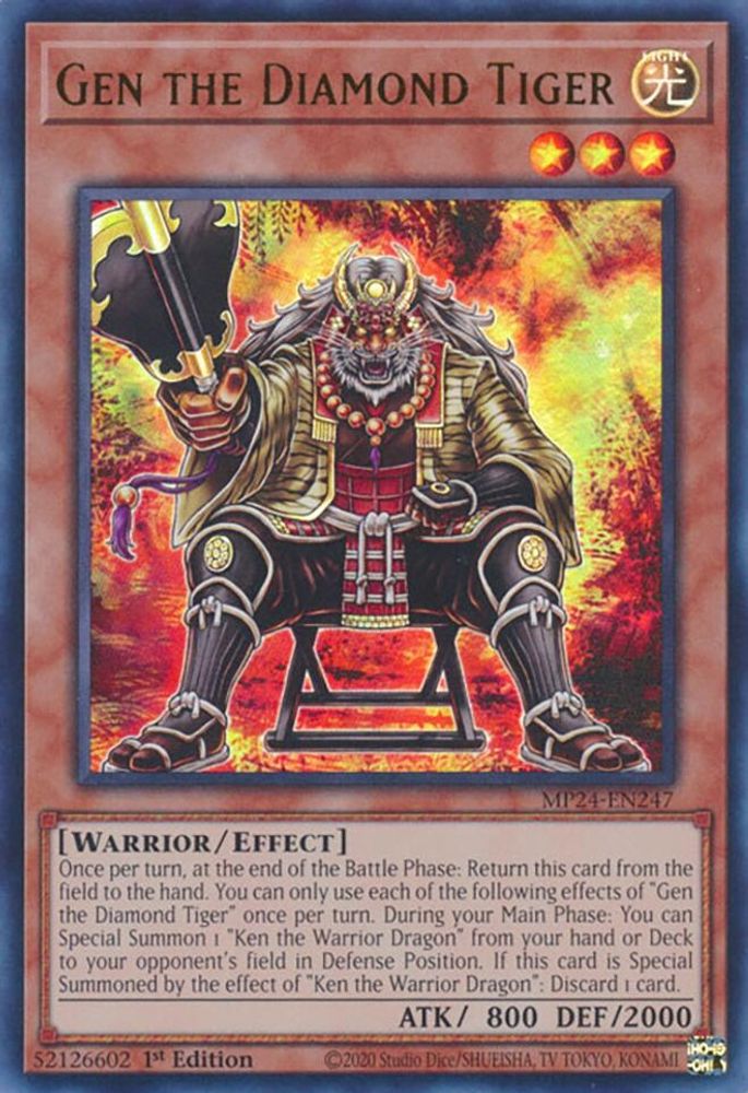 Gen the Diamond Tiger (MP24-EN247) - Ultra Rare