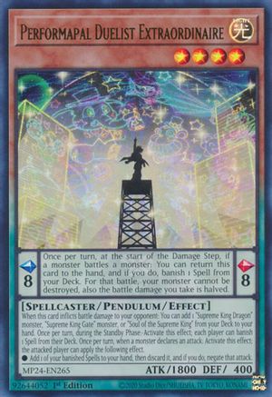 Performapal Duelist Extraordinaire (MP24-EN265) - Ultra Rare