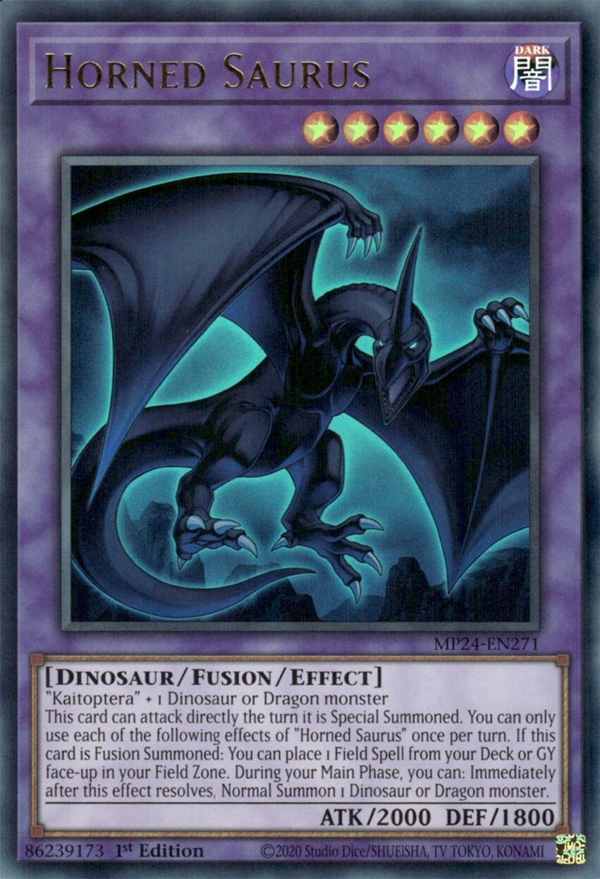 Horned Saurus (MP24-EN271) - Ultra Rare