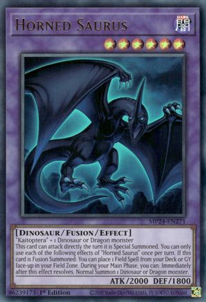 Horned Saurus (MP24-EN271) - Ultra Rare