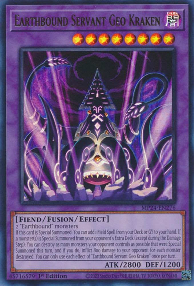 Earthbound Servant Geo Kraken (MP24-EN276) - Ultra Rare
