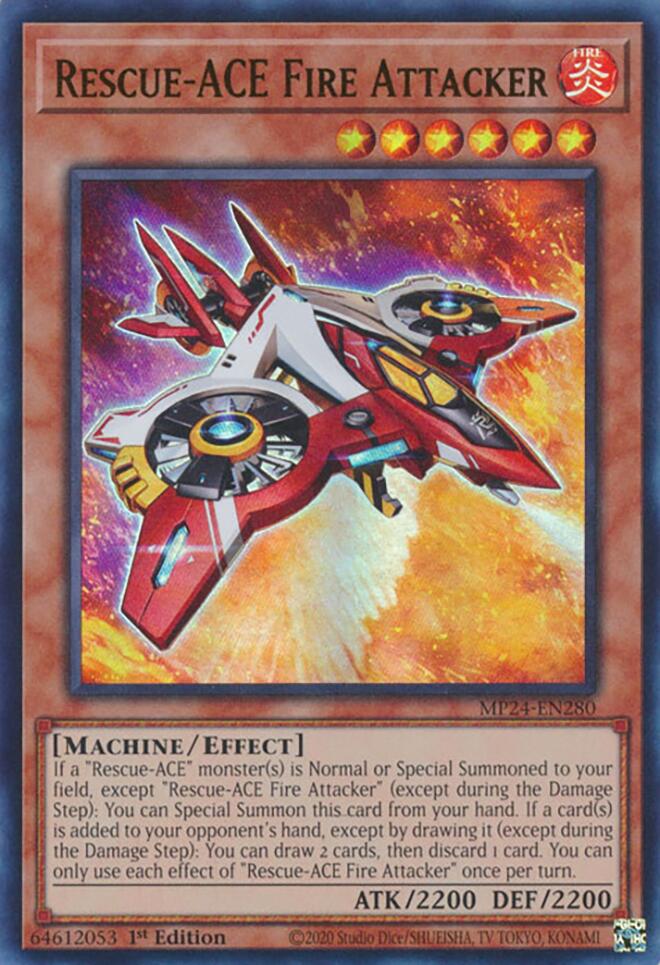 Rescue-ACE Fire Attacker (MP24-EN280) - Ultra Rare