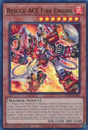 Rescue-ACE Fire Engine (MP24-EN281) - Ultra Rare