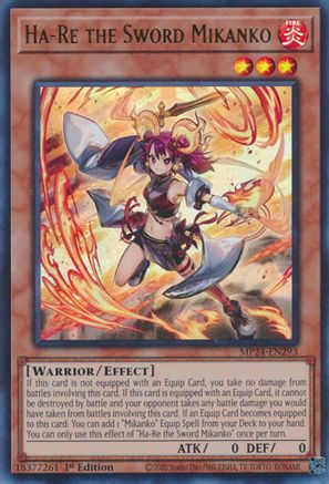 Ha-Re the Sword Mikanko (MP24-EN293) - Ultra Rare