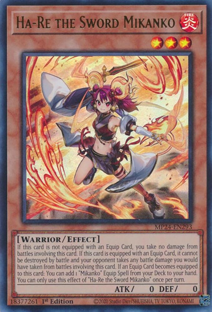 Ha-Re the Sword Mikanko (MP24-EN293) - Ultra Rare