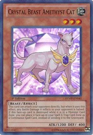 Crystal Beast Amethyst Cat [RYMP-EN041] Super Rare