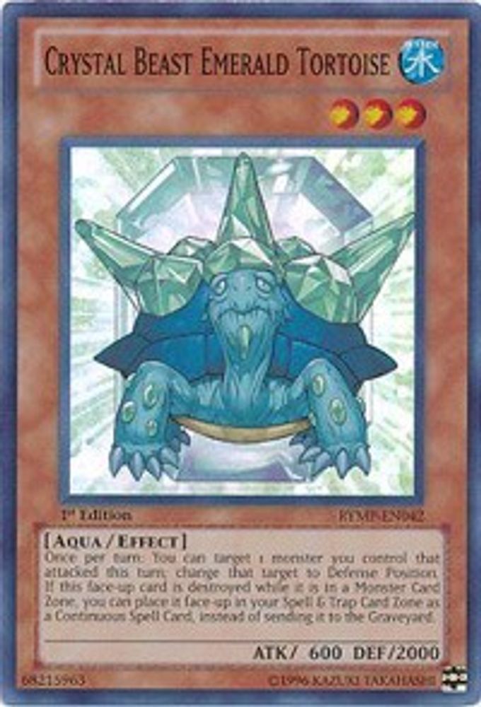 Crystal Beast Emerald Tortoise (RYMP-EN042) - Super Rare