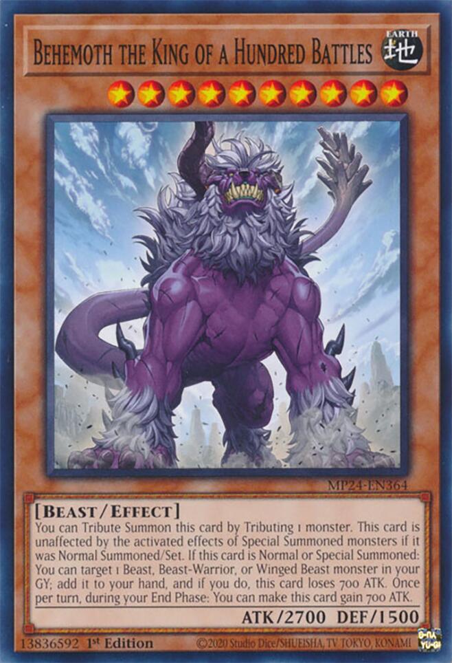 Behemoth the King of a Hundred Battles (MP24-EN364) - Common