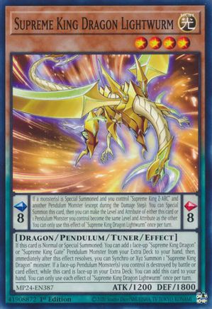 Supreme King Dragon Lightwurm (MP24-EN387) - Common