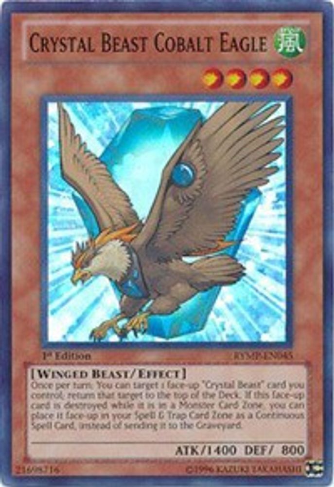 Crystal Beast Cobalt Eagle (RYMP-EN045) - Super Rare