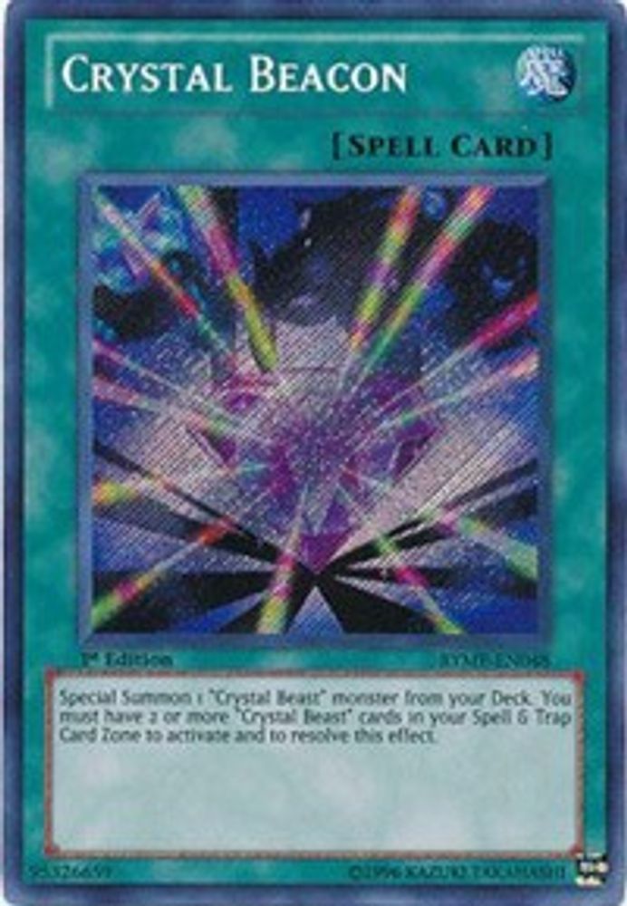Crystal Beacon (RYMP-EN048) - Secret Rare