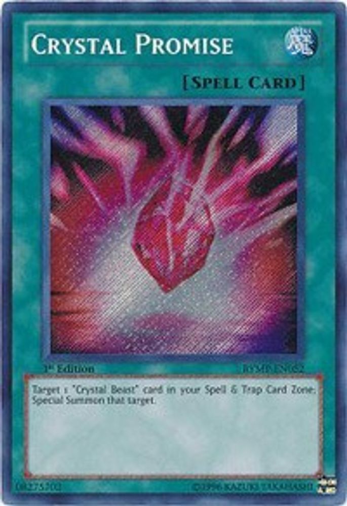 Crystal Promise (RYMP-EN052) - Secret Rare