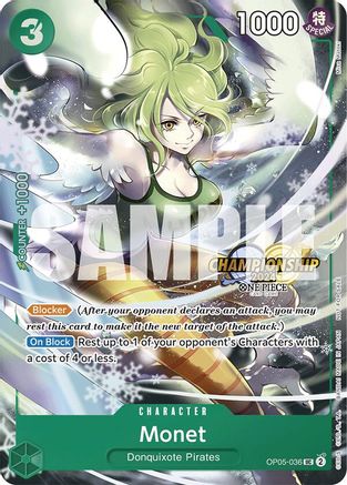 Monet (CS 2024 Event Pack) (OP05-036) - Uncommon
