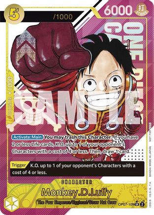 Monkey.D.Luffy (CS 2024 Event Pack) (OP07-109) - Super Rare