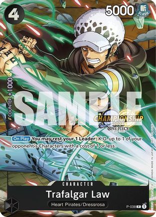 Trafalgar Law - P-038 (CS 2024 Event Pack) (P-038) - Promo