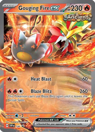 Gouging Fire ex 144  - Holofoil - Promo