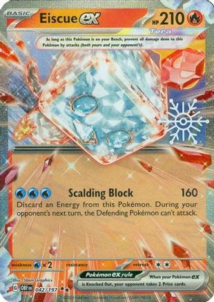 Eiscue ex (Holiday Calendar) 042  - Holofoil - Double Rare