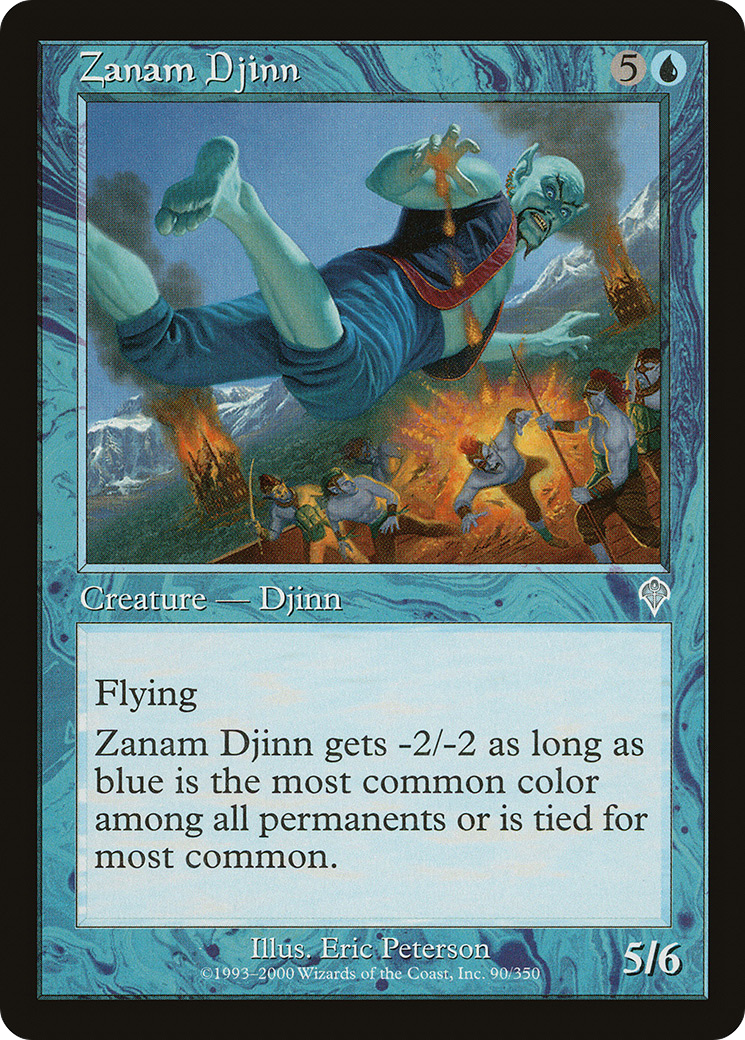 Zanam Djinn (INV-090) - Invasion Foil