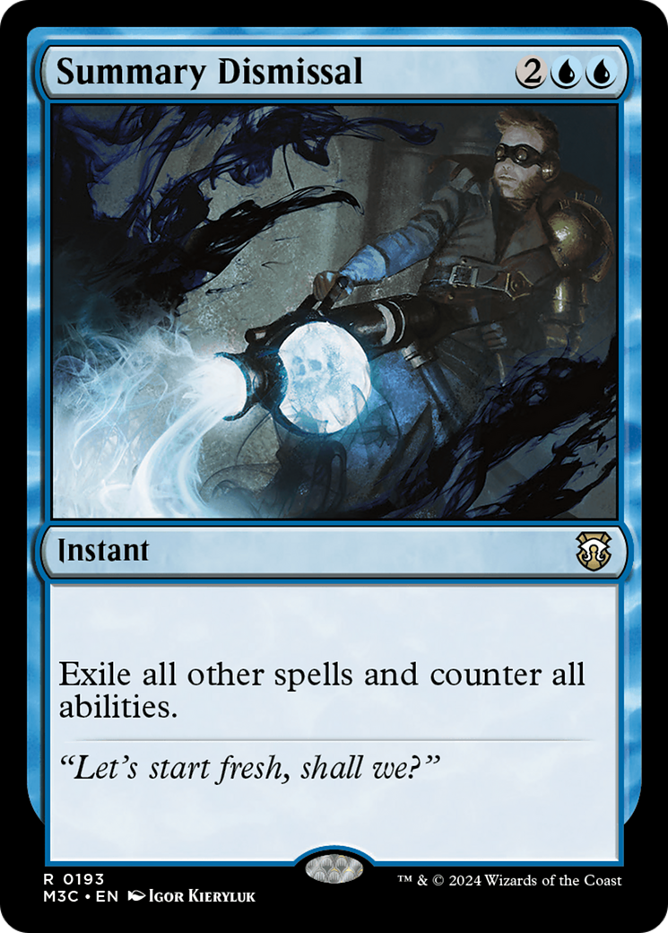 Licenciement sommaire [Modern Horizons 3 Commander] 
