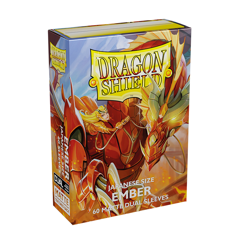 Dragon Shield : Pochettes taille japonaise 60ct - Ember (Dual Matte) 