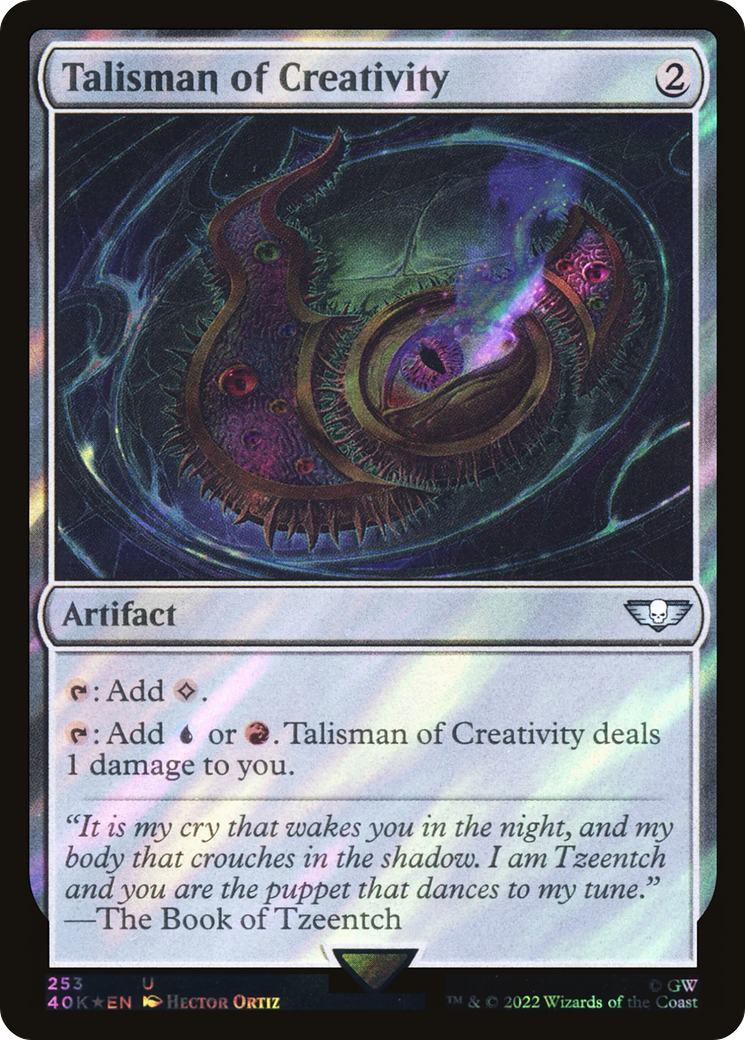 Talisman de créativité (Surge Foil) [Warhammer 40,000] 