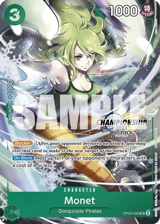 Monet (CS 2024 Event Pack Finalist) (OP05-036) - Uncommon