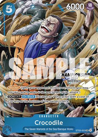 Crocodile (CS 2024 Celebration Pack) (ST03-003) - Super Rare