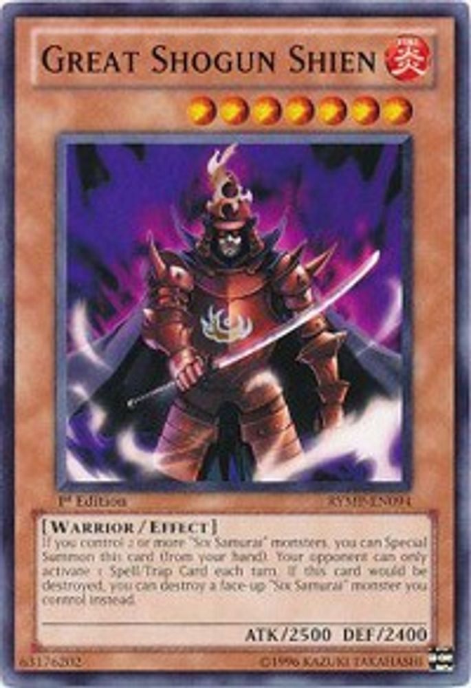 Great Shogun Shien (RYMP-EN094) - Common