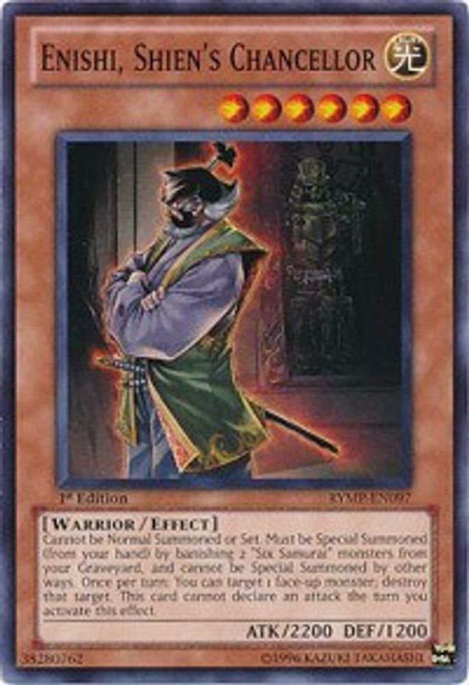 Enishi, Shien's Chancellor (RYMP-EN097) - Common