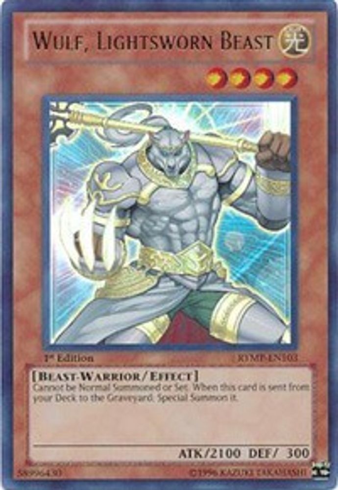 Wulf, Lightsworn Beast (RYMP-EN103) - Ultra Rare