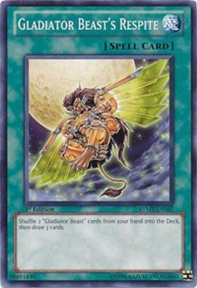 Gladiator Beast's Respite (RYMP-EN107) - Common