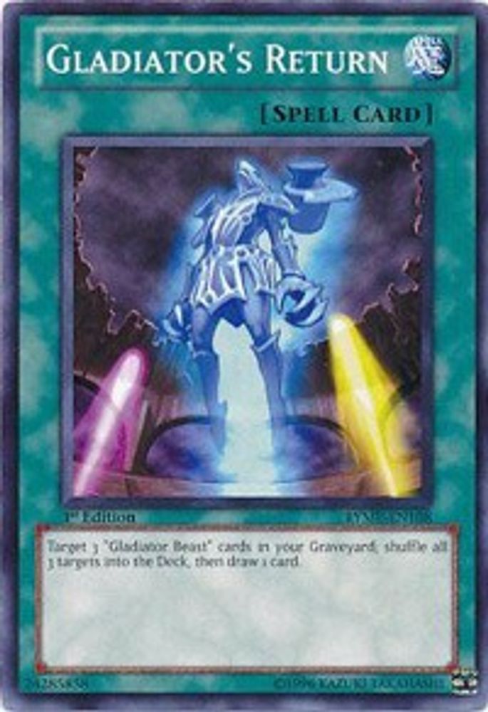 Gladiator's Return (RYMP-EN108) - Common