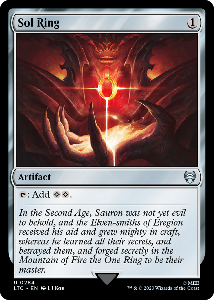 Sol Ring [Le Seigneur des Anneaux : Les Contes du Commandant de la Terre du Milieu] 