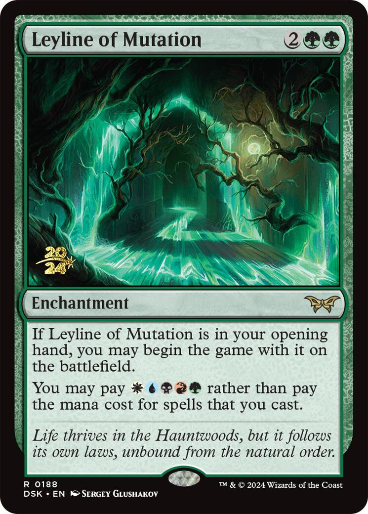 Leyline of Mutation (PRE-188) - Duskmourn: House of Horror Promos Foil