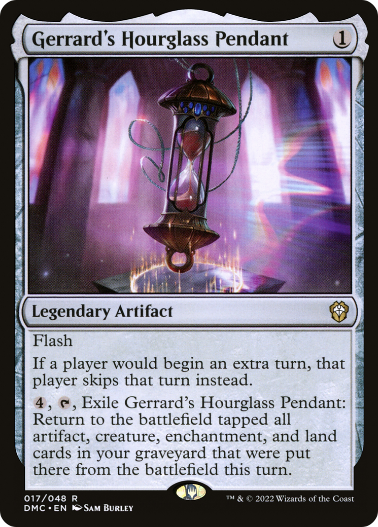 Pendentif sablier de Gerrard [Dominaria United Commander] 