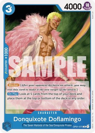 Donquixote Doflamingo (OP01-073) (OP01-073) - Rare