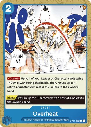 Overheat (OP01-086) - Rare