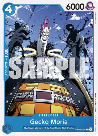 Gecko Moria (OP02-054) (OP02-054) - Common