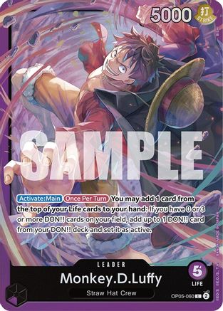 Monkey.D.Luffy (OP05-060) (OP05-060) - Leader