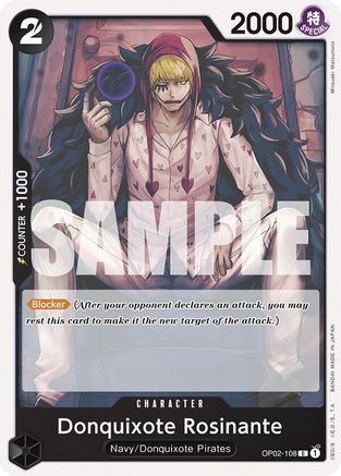Donquixote Rosinante (OP02-108) - Common