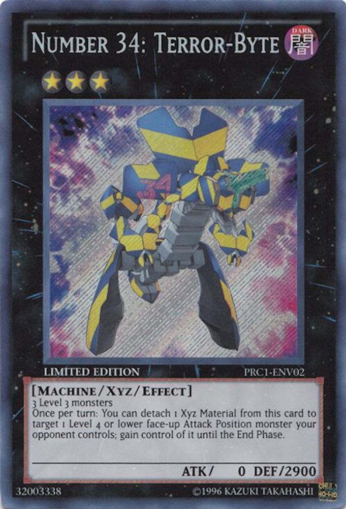 Number 34: Terror-Byte (PRC1-ENV02) - Secret Rare